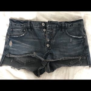 Free People denim shorts